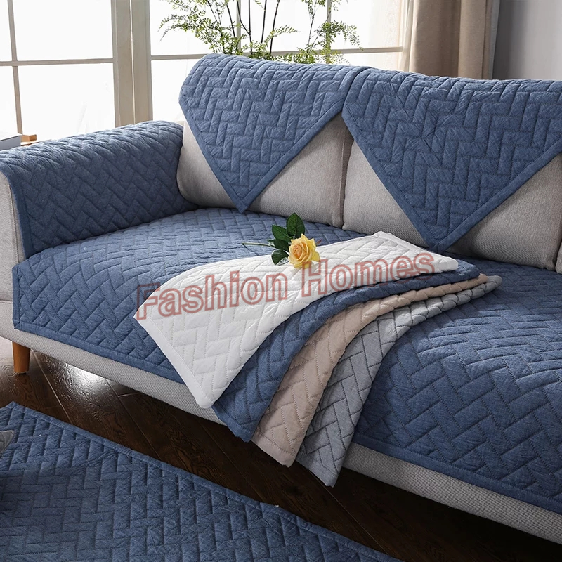 2020 cheap Embroidery Slipcover Fitted Recliner elastic Sofa Cover for stretch