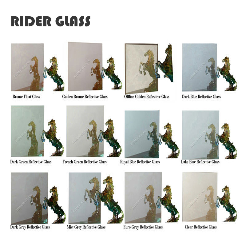 6-10mm Colors Reflective Coated Glass
