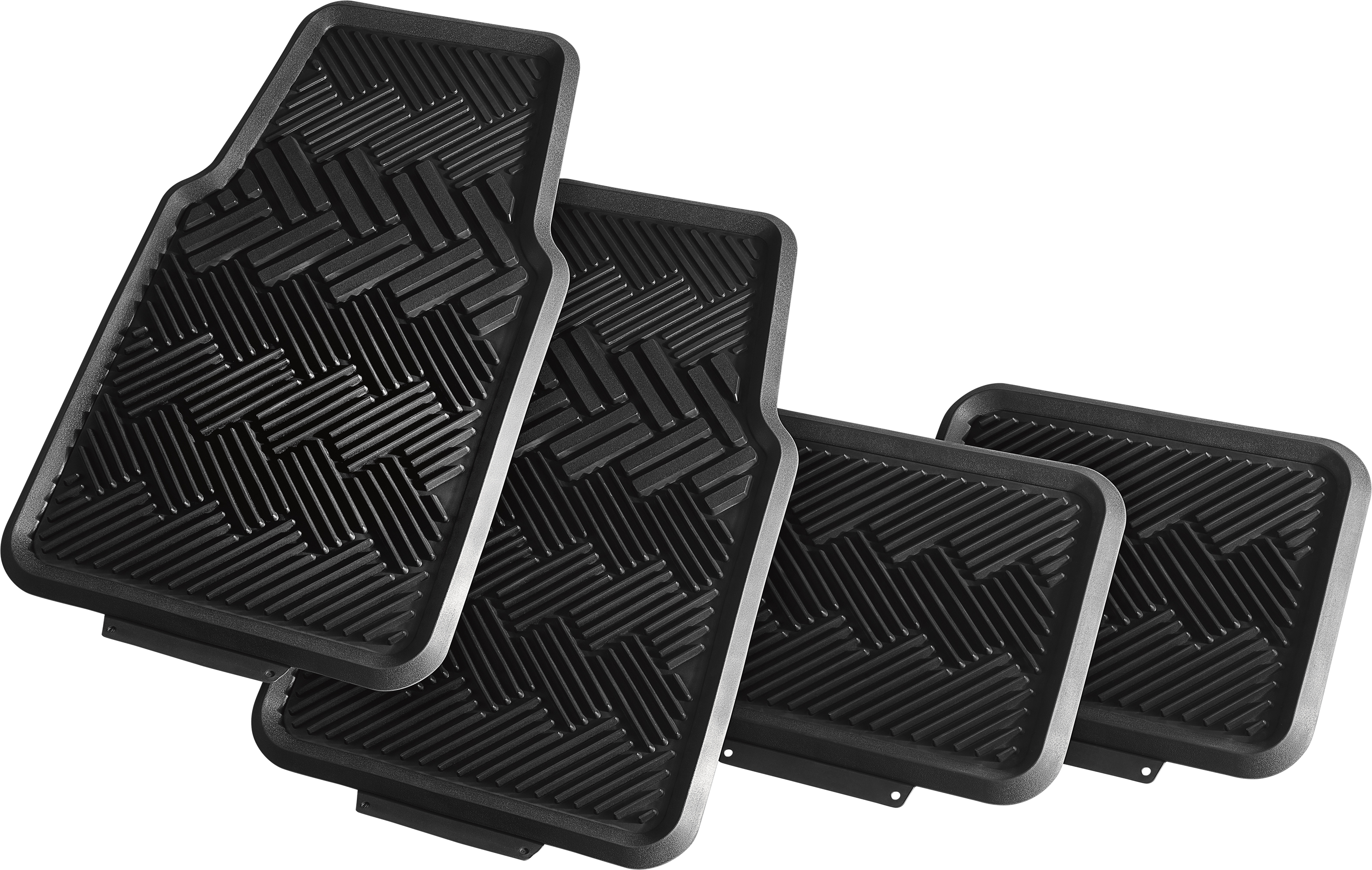 Heavy Duty Premium Front & Rear Rubber Floor Mats