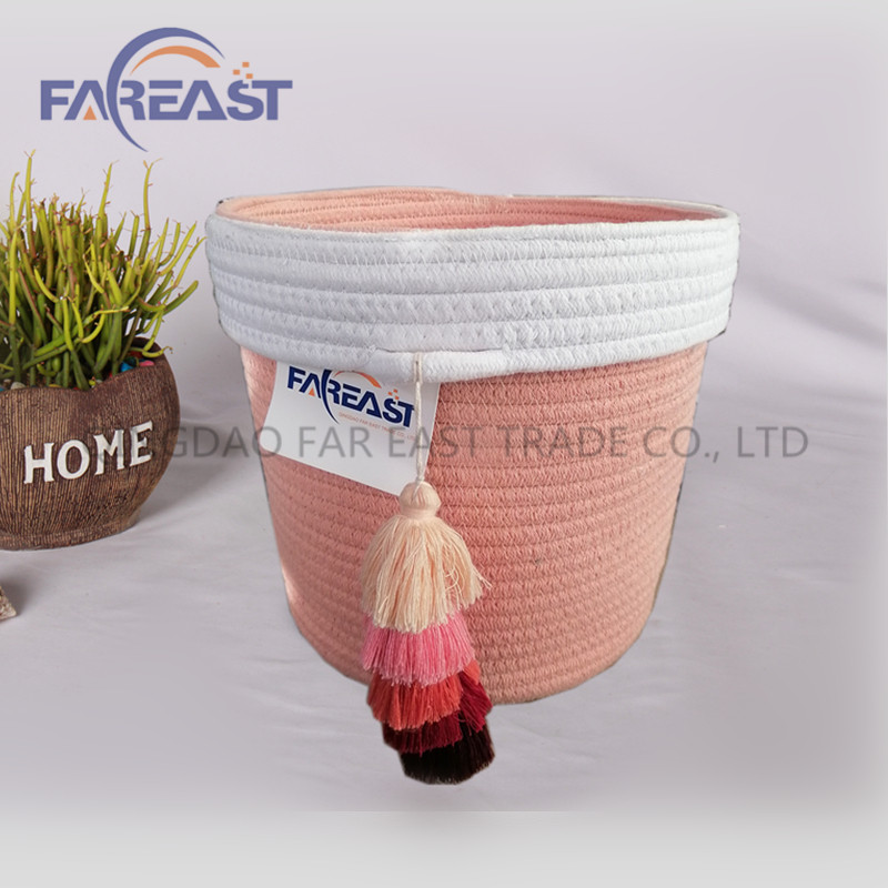 Storage/cotton rope storage/tassel basket