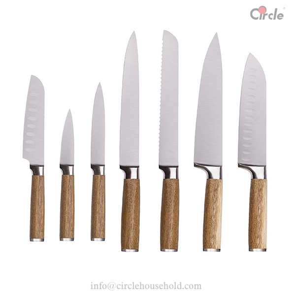 Kitchen Knife Series With Acacia Wooden Handle