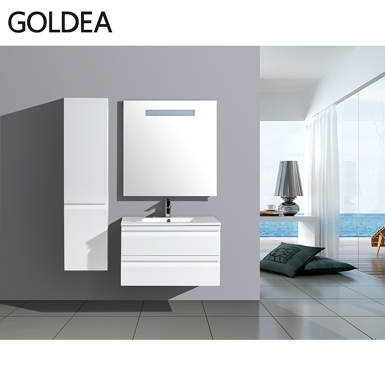 Mount Vanity - Glossy White - Glossy White Top