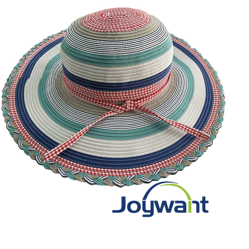 rainbow big brim sun hat