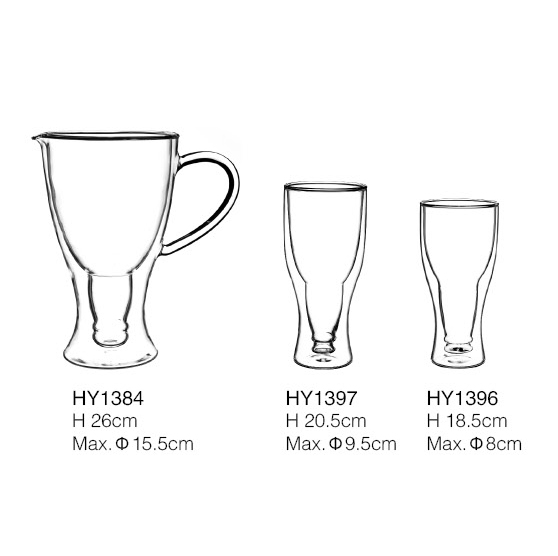 double wall glass