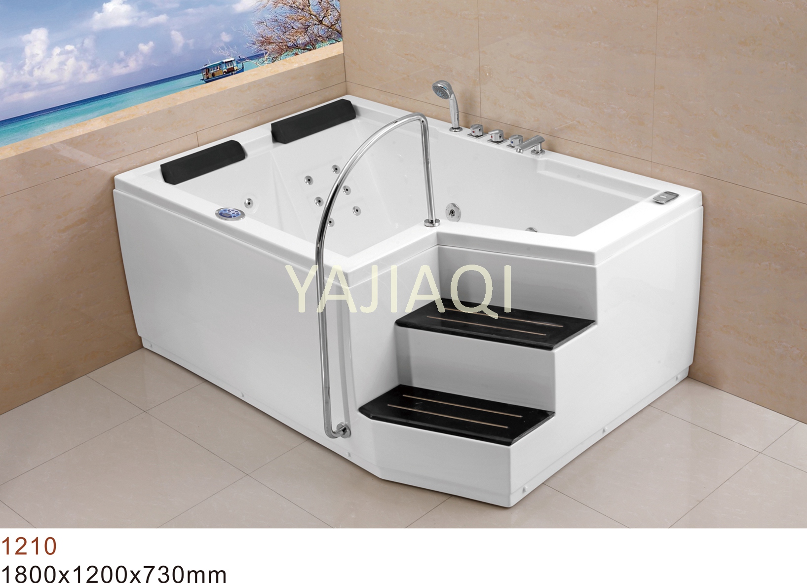 Whirlpool Indoor Massage bathtub