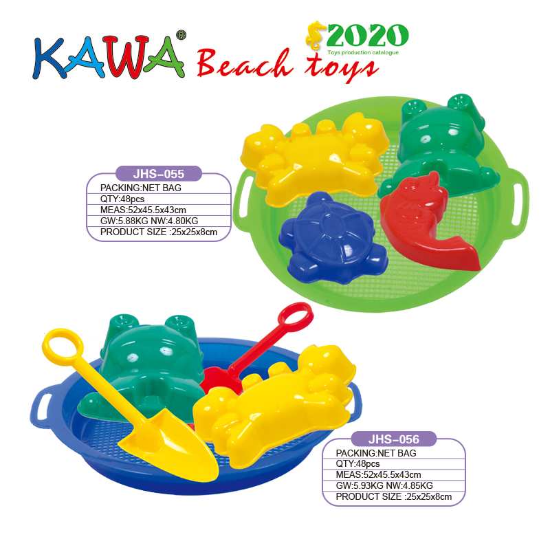 Plastic sand mould sets