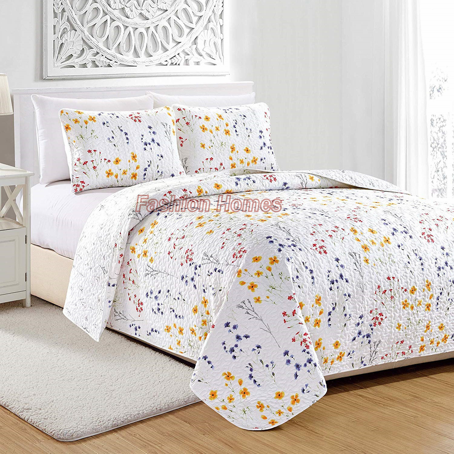 100% polyester microfiber print bed sheet