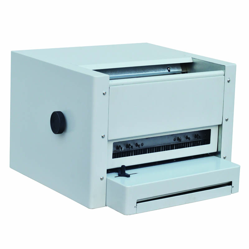 Punching and wire binding machine