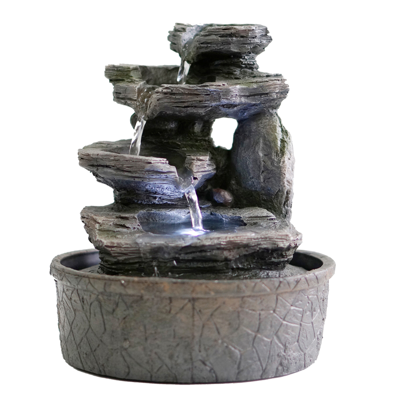table top water fountain