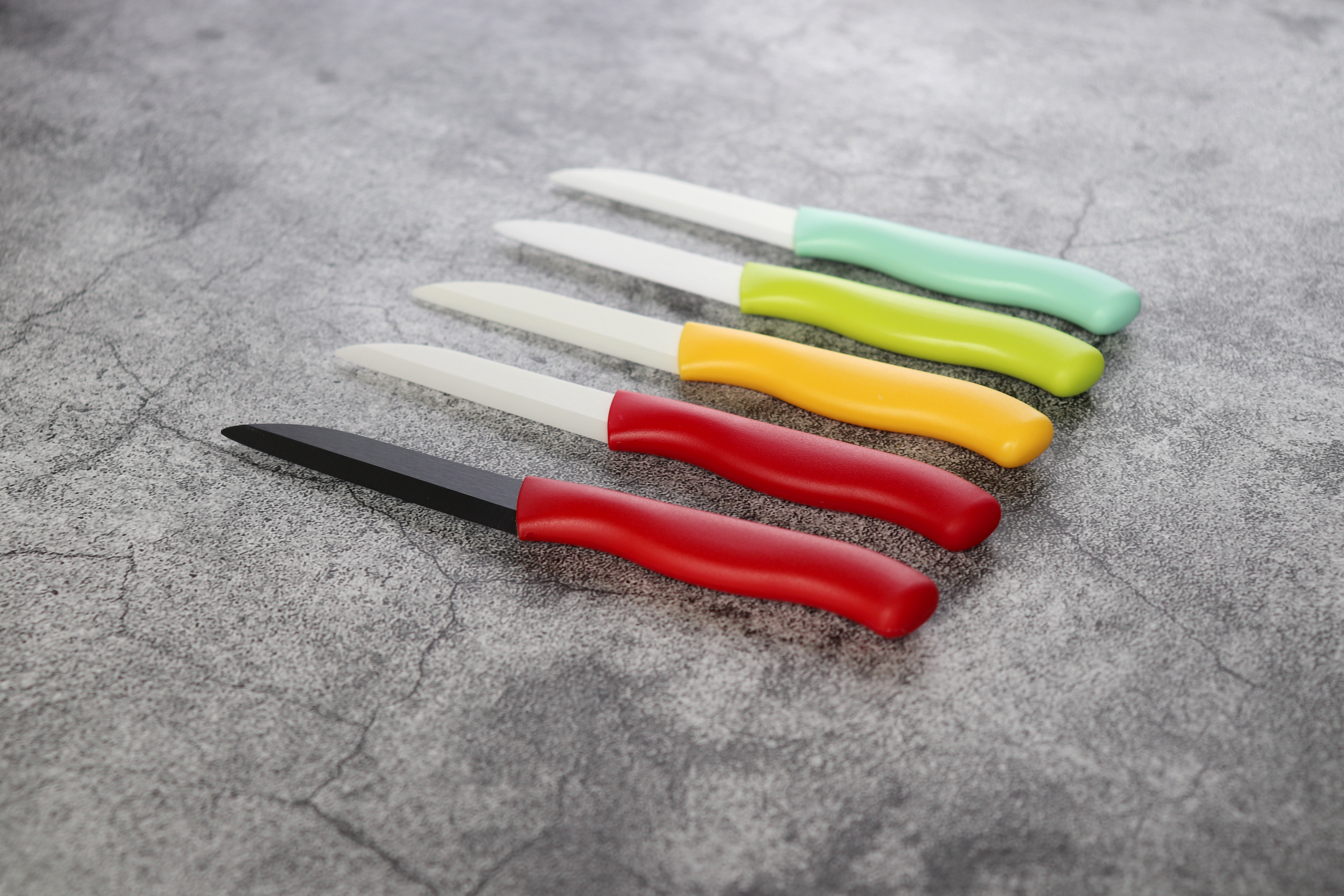 Ceramic fruit knife, Mini Knife, Ceramic Paring knife, Fruit knife set, gift set, promotion set, peeler