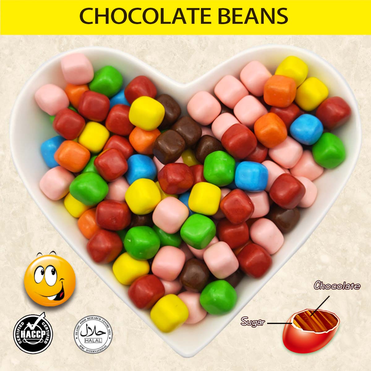 Arab Halal Candy Chocolate Beans