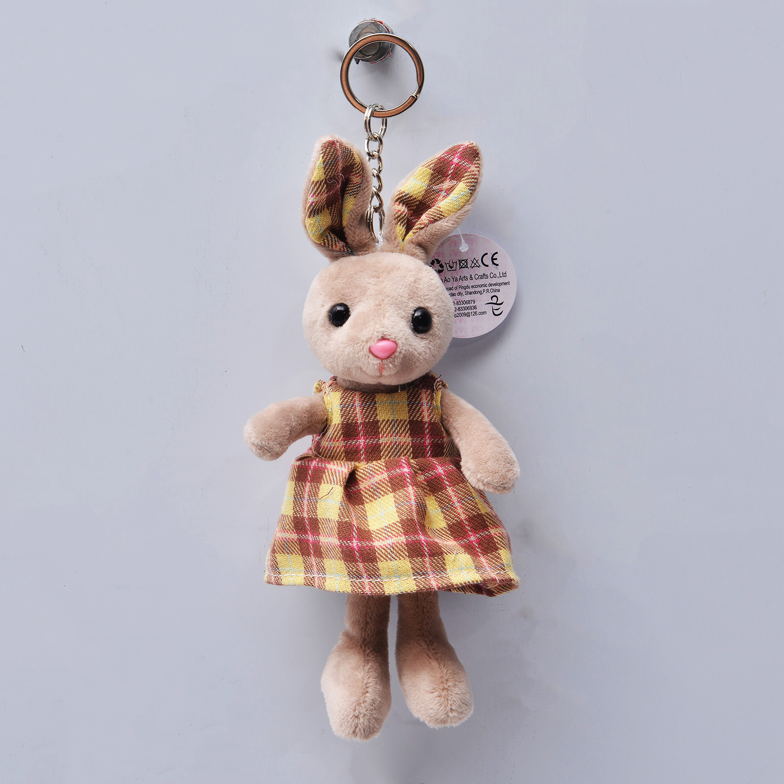 Plush toys with key rings