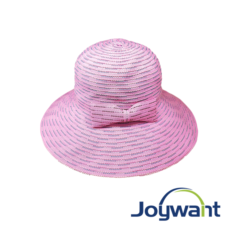 packable ribbon hat