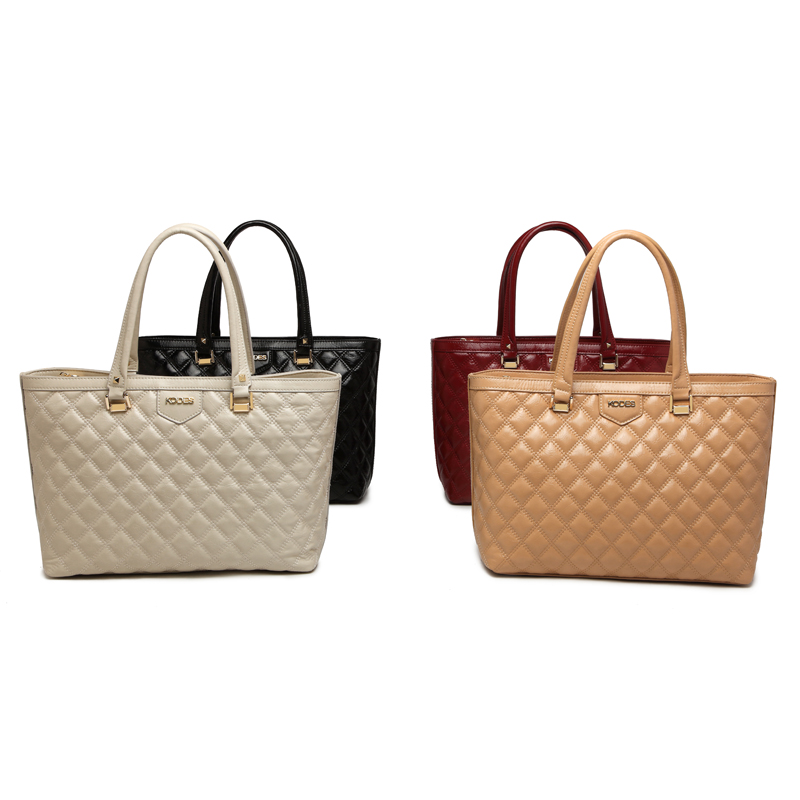 Embroidery line square tote bag single multicoloured handbag large capacity mummy bag