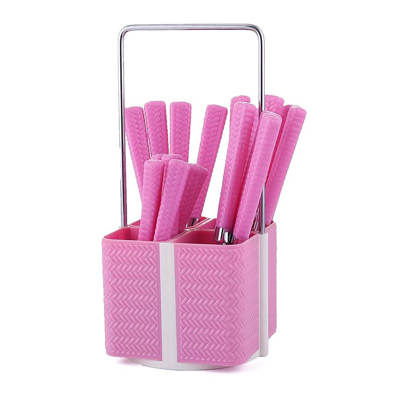 Stainless steel Wedding cutlery set with plastic handle