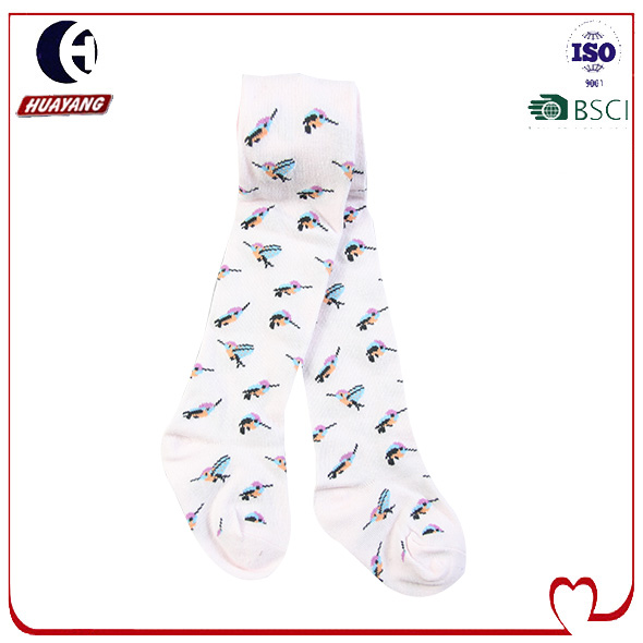 Girls Toddler Thick Tights Cotton Footed Stockings