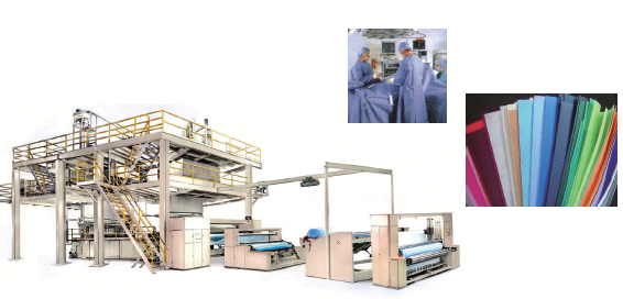 PP spunbond non-woven fabric production line