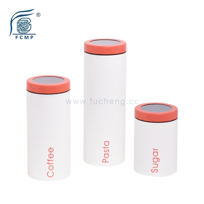 Stainless steel 3pcs canister set food container
