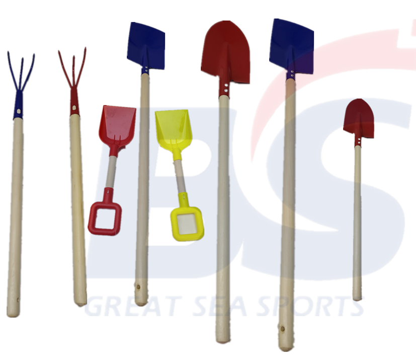 Kids Gardening Tools with Long Wooden Handle