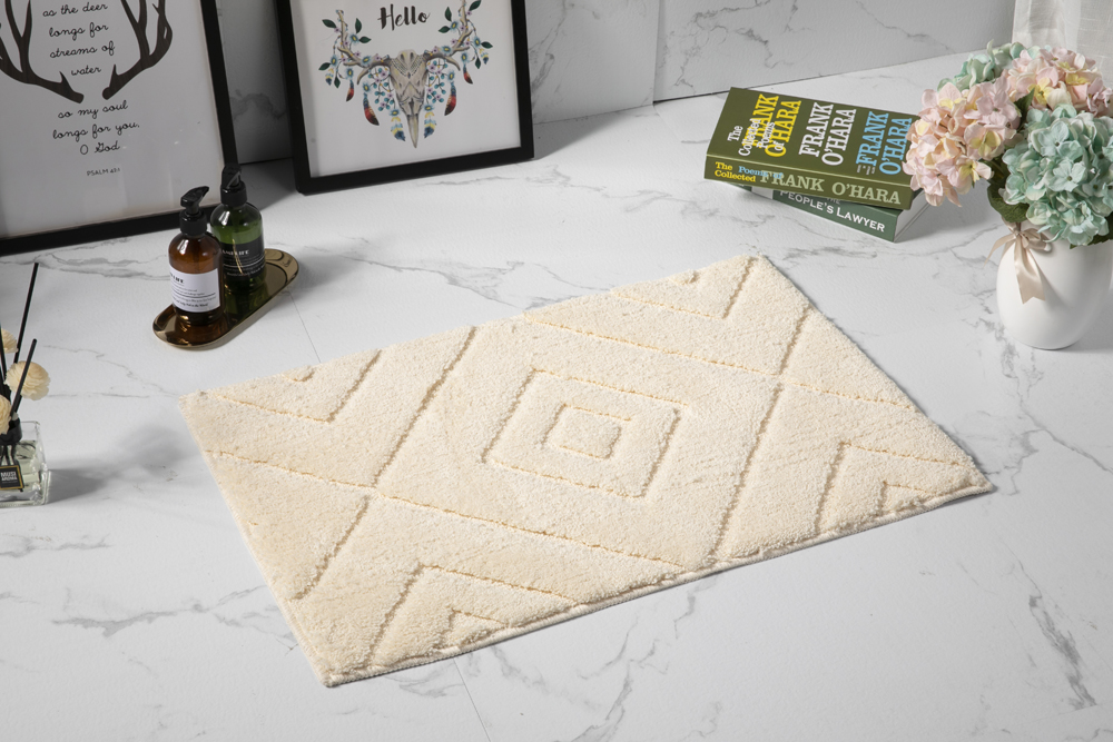 Microfiber bath mat