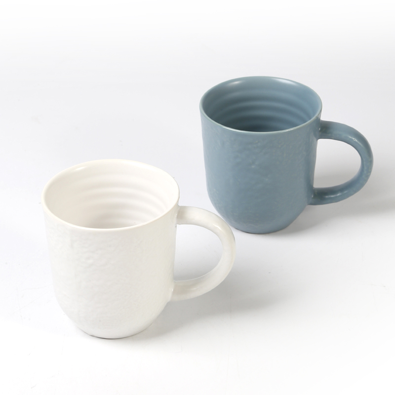 Mug,Stone effect embossed texture,matte glaze,280ml