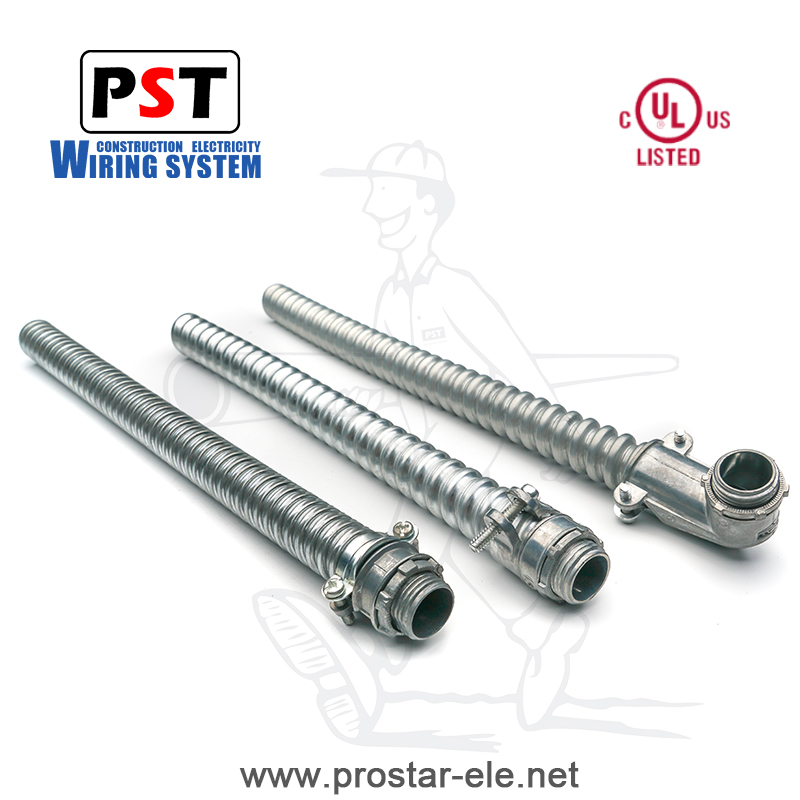 Galvanized Flexible Conduit/Squeeze connector/Flexible Conduit/straight Flexible connector/Box Connector