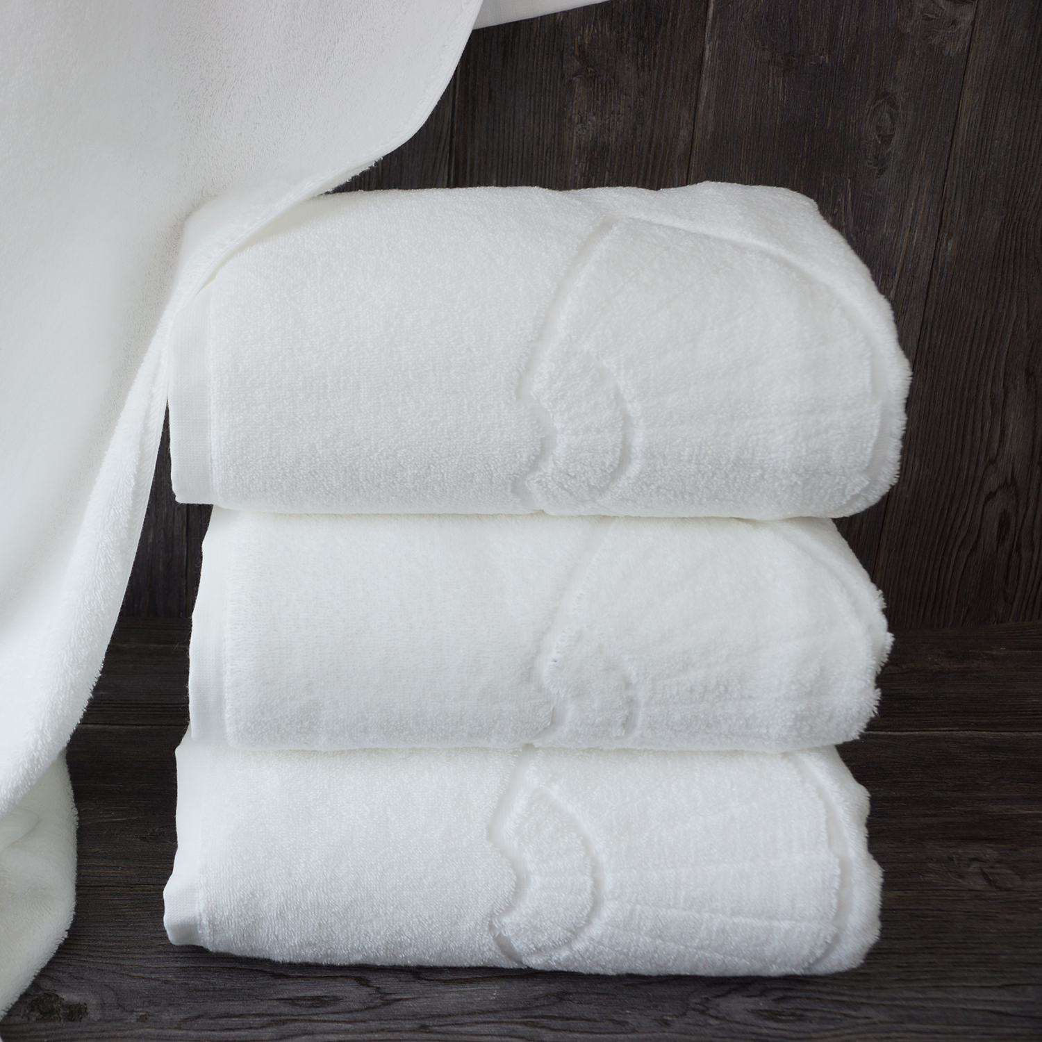 Luxury Hotel & SPA Bath Towel in Jacquard 100 Cotton