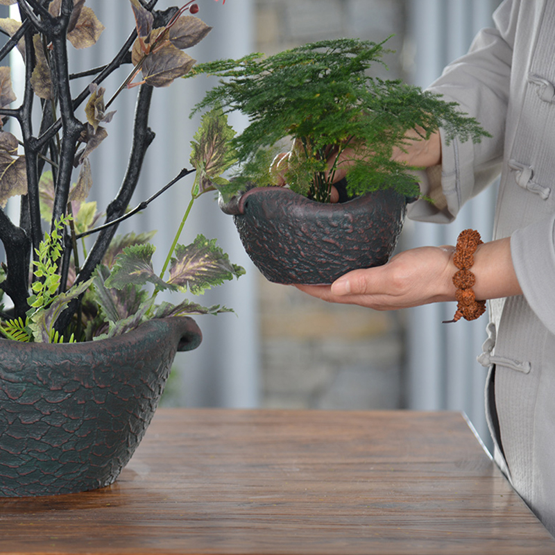 ~manual modeling handicraft decorative flower pot Y17V20H
