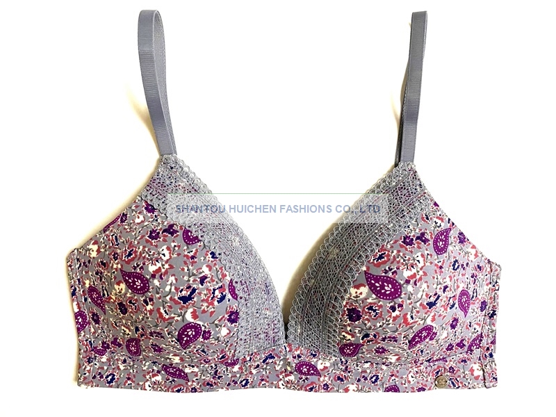 Ladies Fashion wire free Bra