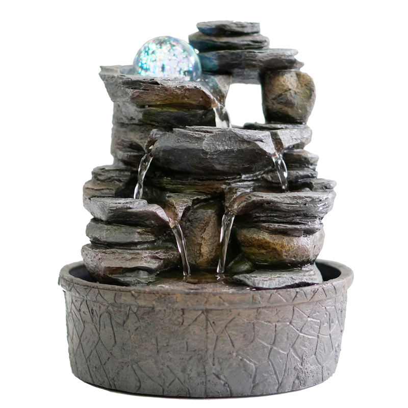 table top water fountain