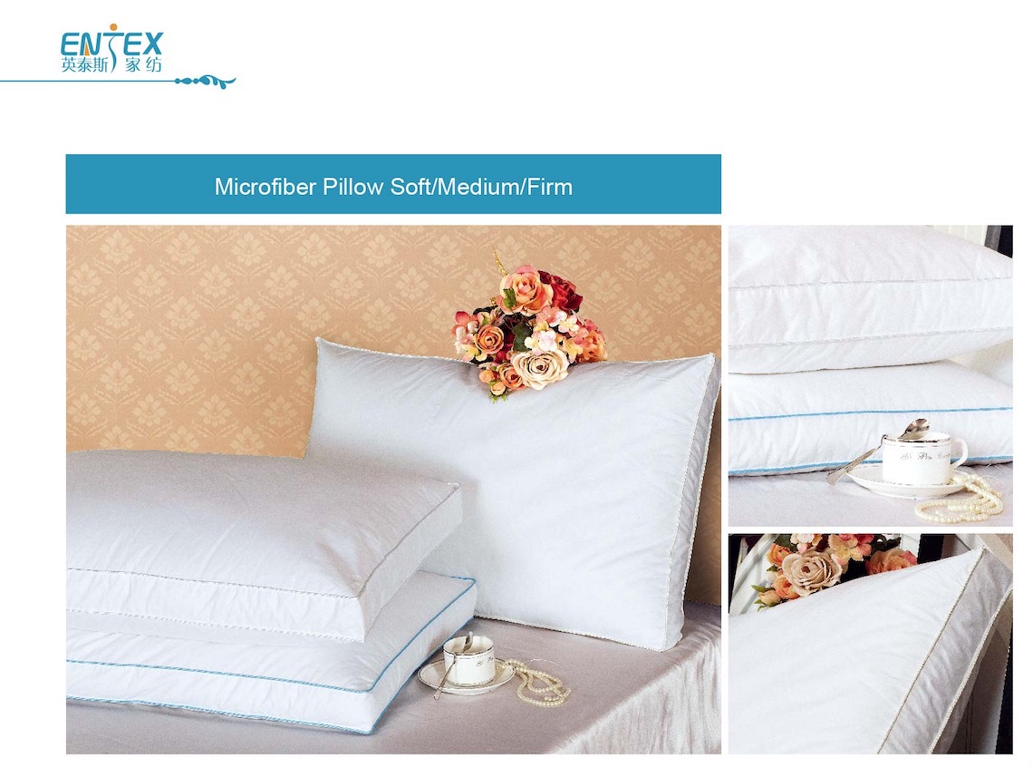 Microfiber gusset pillow
