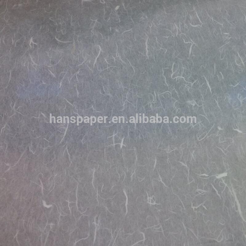 26gsm natural white color mulberry rice art printing decoupage paper A3 size