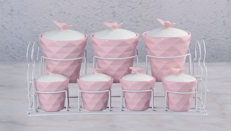7 pcs spicy set with stand