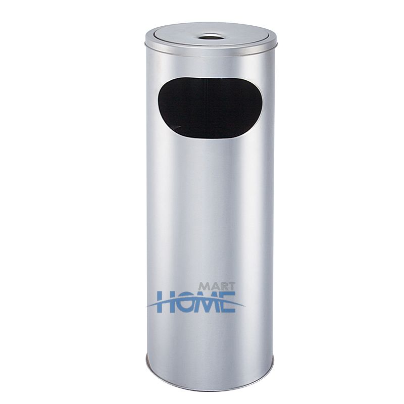 Stainless Steel Ashtray Bin/Commercial Bust Bin/Outdoor Trash Barrel/Metal Ash Can Round Shape Bust Bin