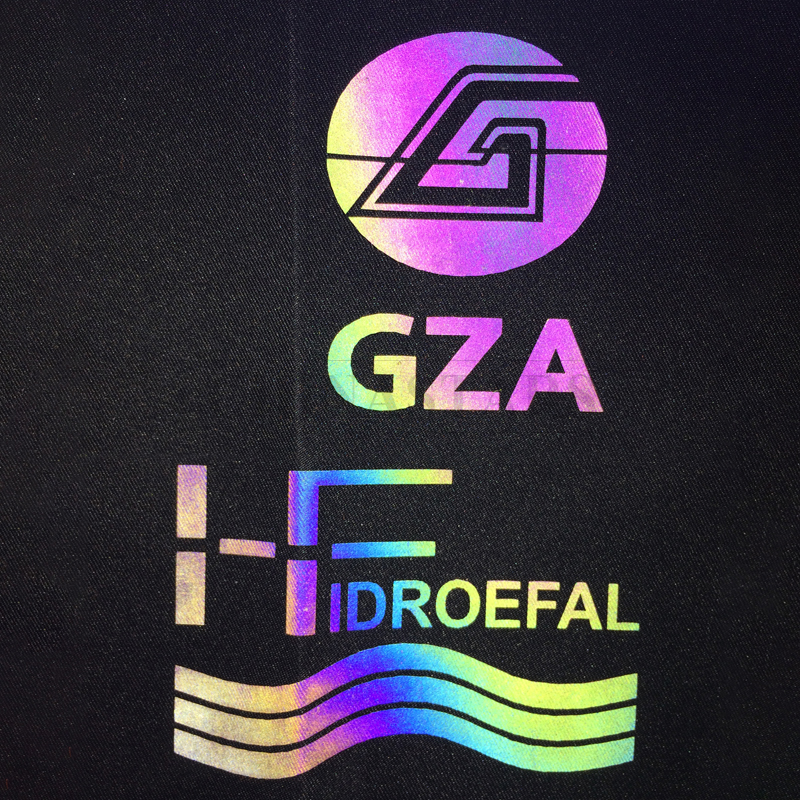 Rainbow reflective heat transfer film safety tape