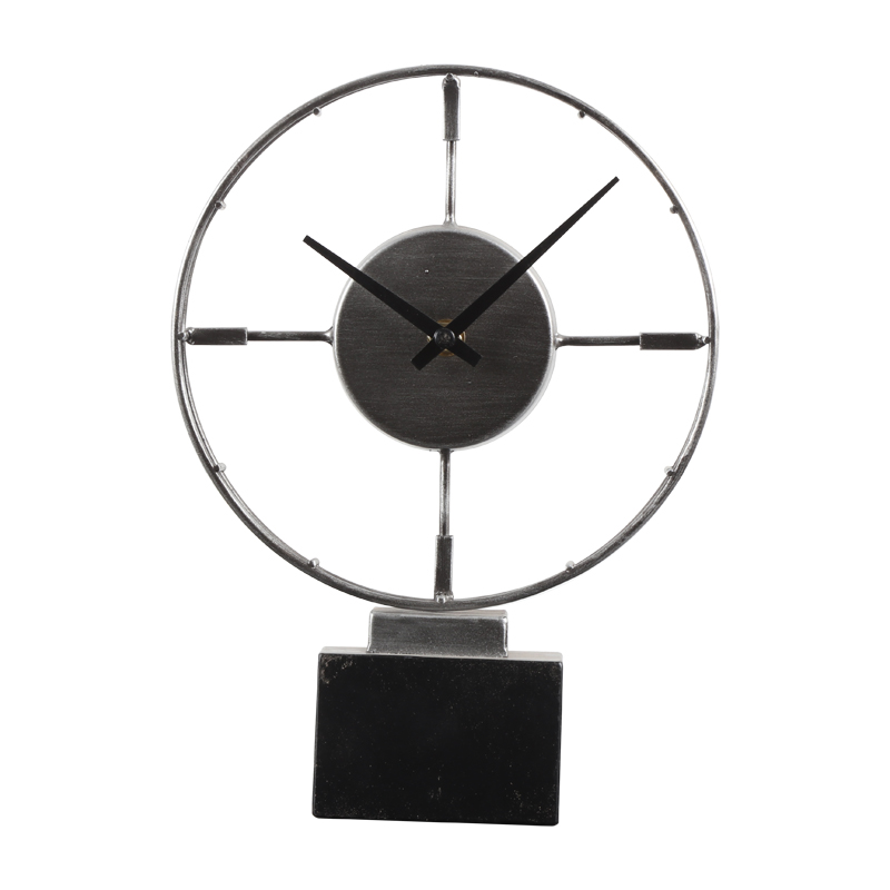 Iron Table Clock Zz20404