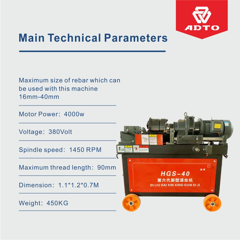 threading roller machine