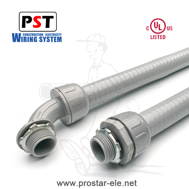 Non metallic liquid tight conduit/Flexible Conduit/Flexible Pipe/Straight connector/