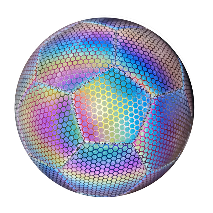 Glaring Soccer Ball