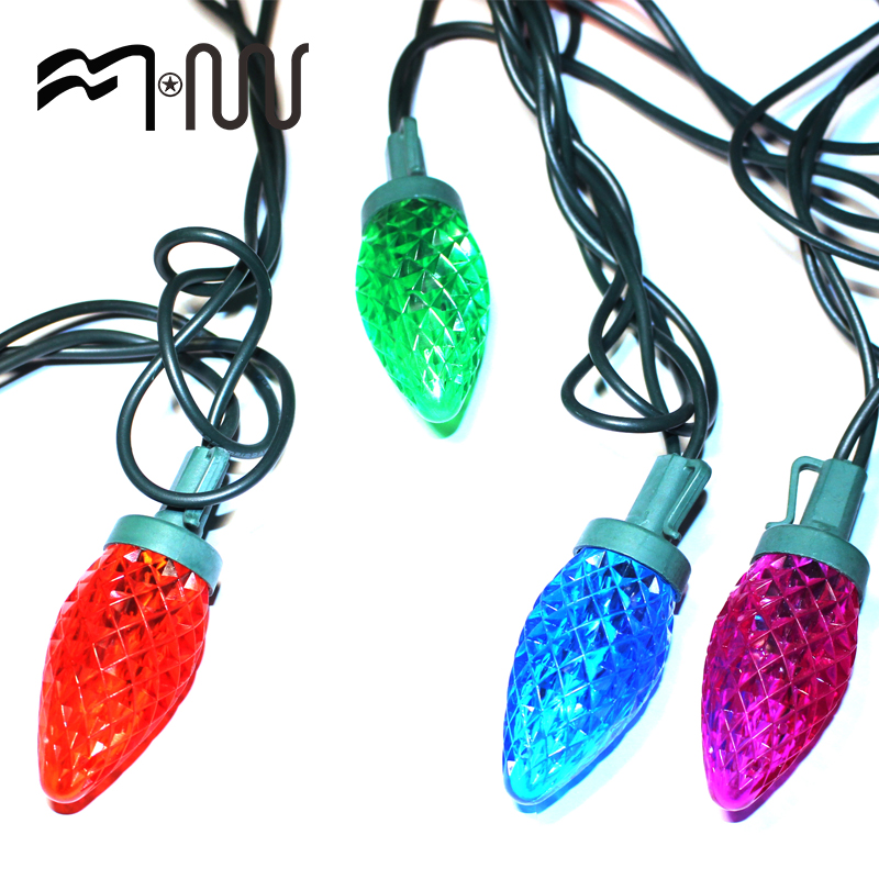 LED C9 String Light Factory fair price strawberry string light Xmas light CSA UL standard outdoor waterproof