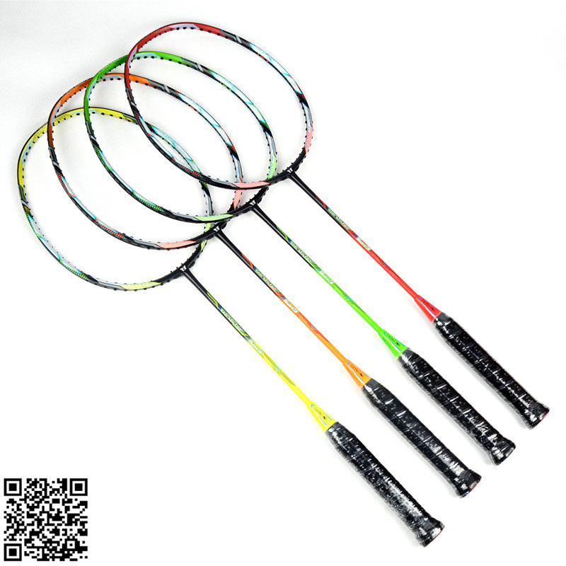Carbon graphite badminton racket