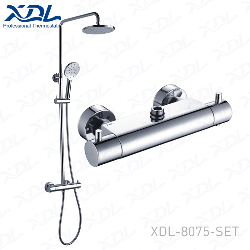 Thermostatic shower column
