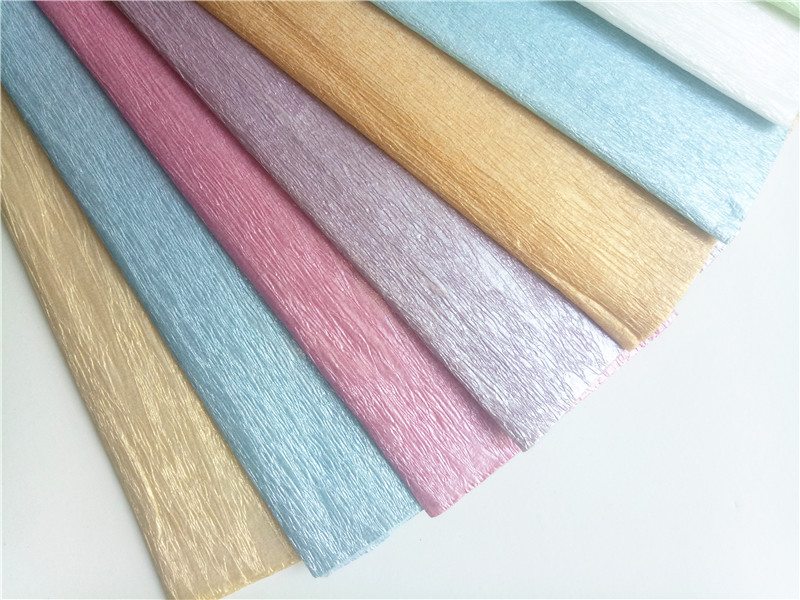 Pearl like Crepe paper