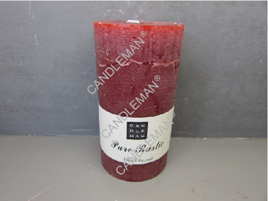 D.7x13cm Rustic pillar candle