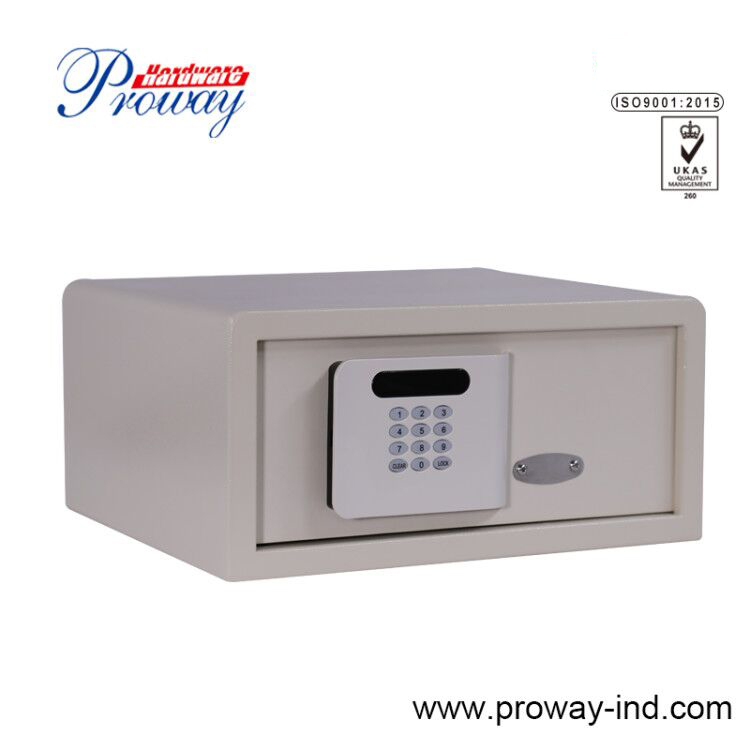 Hotel safe with LCD display