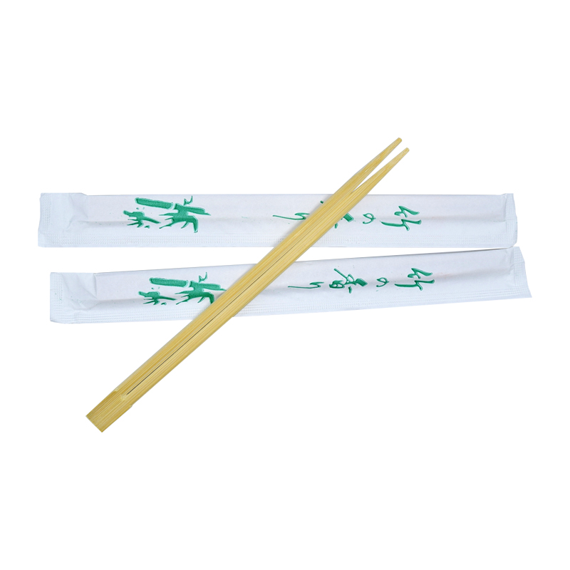 Full Paper Sealed Disposable bamboo chopsticks custom's design accepted