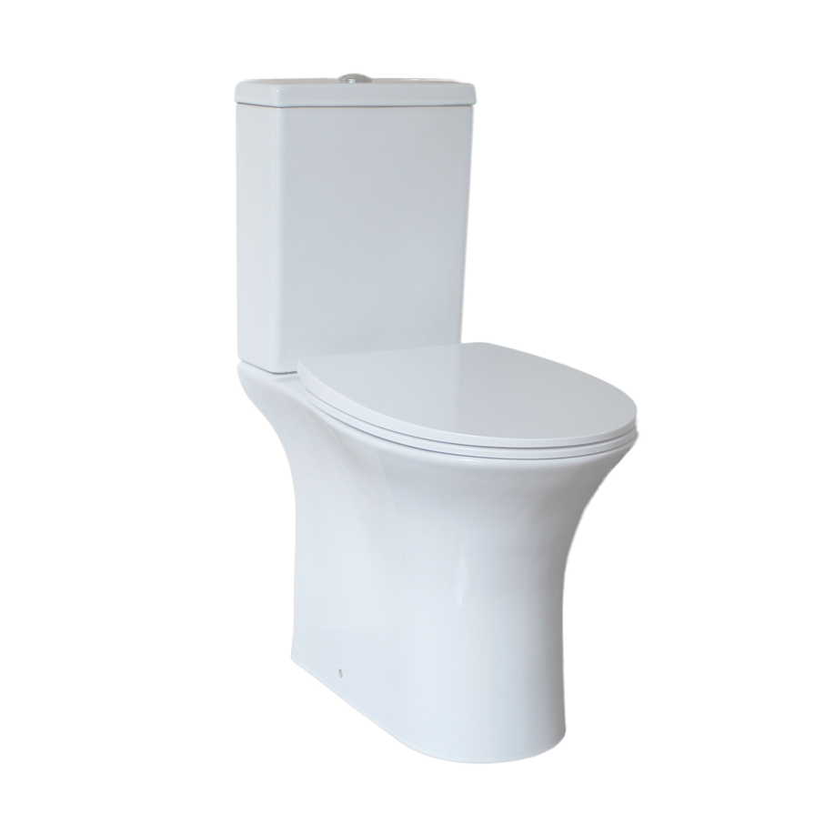 Popular Rimless Two Piece Toilet
