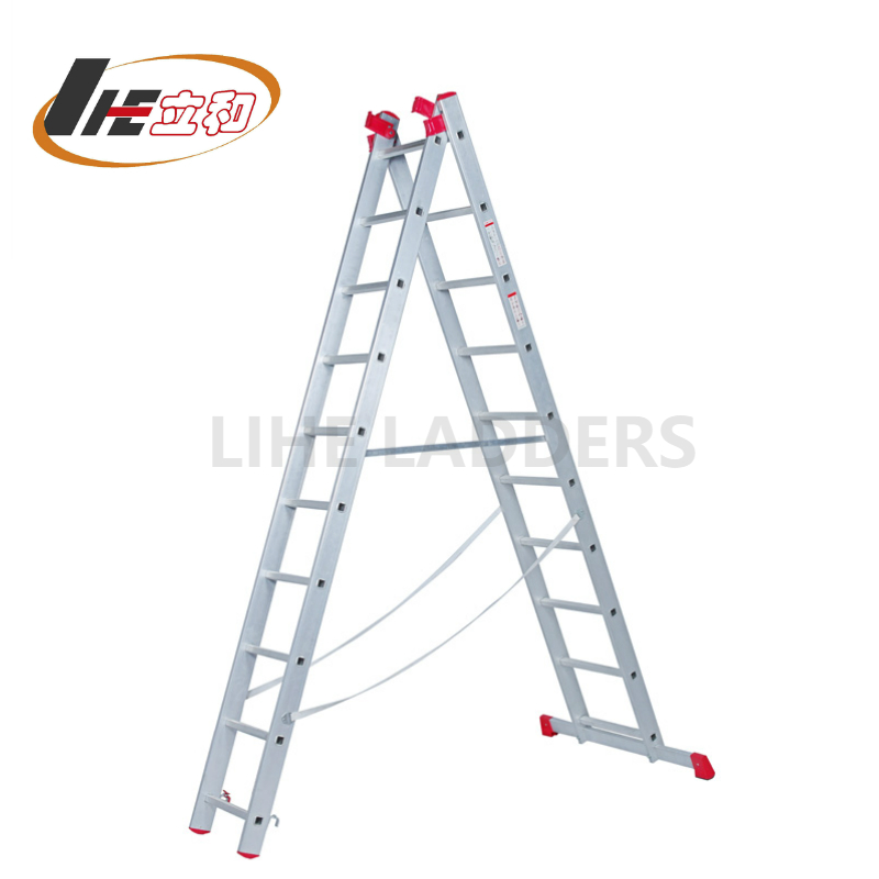 Ladder Aluminium Two Parts Universals Ladder 2x10