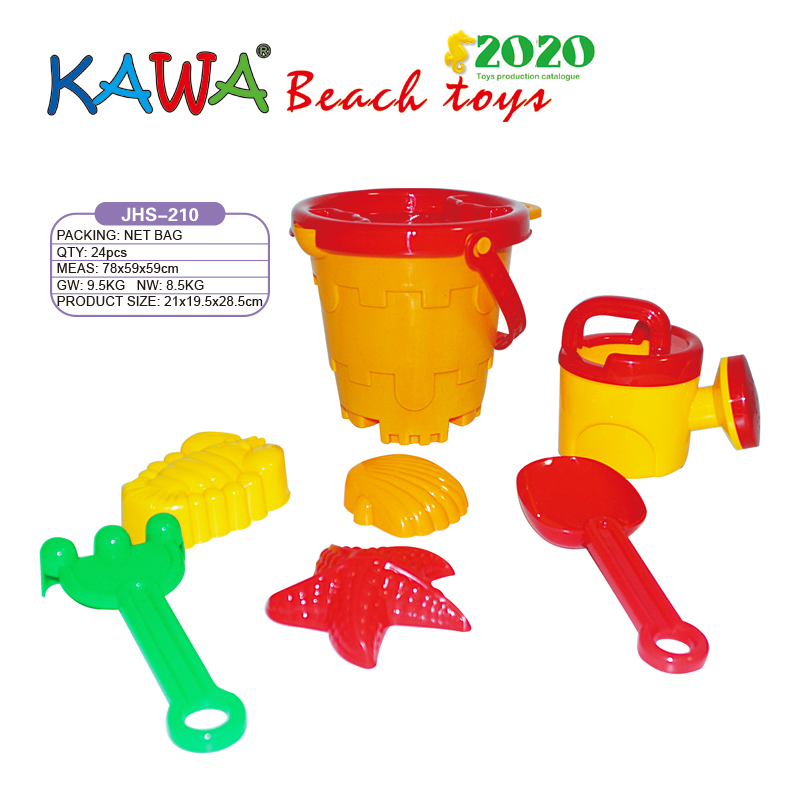 Plastic castle bucket sets
