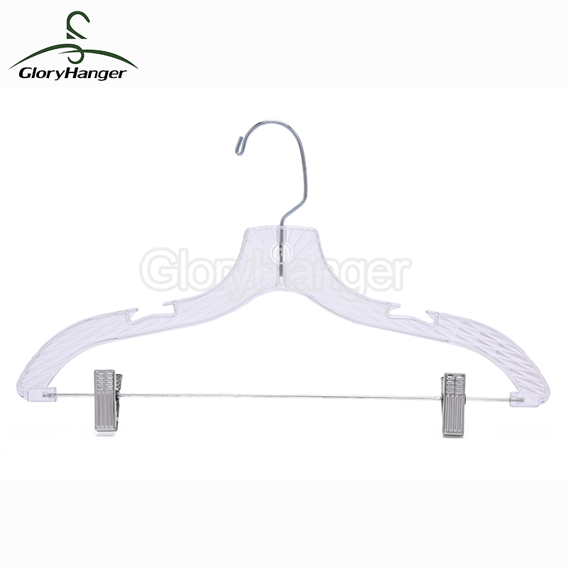 Translucent plastic hanger